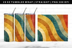 Retro Pop Art 20oz Tumbler Wrap | Sublimation PNG Design Product Image 1