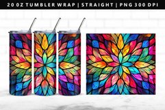 Mandala 20oz Tumbler Wrap | Sublimation PNG Design Product Image 1