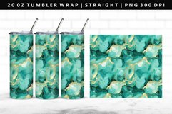 Alcohol Ink 20oz Tumbler Wrap | Sublimation PNG Design Product Image 1