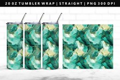 Alcohol Ink 20oz Tumbler Wrap | Sublimation PNG Design Product Image 1