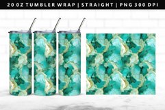 Alcohol Ink 20oz Tumbler Wrap | Sublimation PNG Design Product Image 1