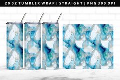 Alcohol Ink 20oz Tumbler Wrap | Sublimation PNG Design Product Image 1