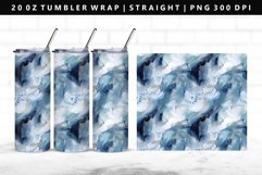 Alcohol Ink 20oz Tumbler Wrap | Sublimation PNG Design Product Image 1