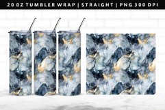 Alcohol Ink 20oz Tumbler Wrap | Sublimation PNG Design Product Image 1
