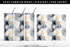 Alcohol Ink 20oz Tumbler Wrap | Sublimation PNG Design Product Image 1