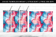 Alcohol Ink 20oz Tumbler Wrap | Sublimation PNG Design Product Image 1