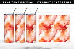 Alcohol Ink 20oz Tumbler Wrap | Sublimation PNG Design Product Image 1