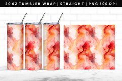 Alcohol Ink 20oz Tumbler Wrap | Sublimation PNG Design Product Image 1