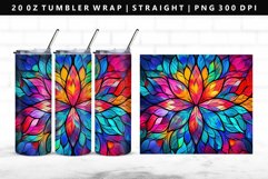 Mandala 20oz Tumbler Wrap | Sublimation PNG Design Product Image 1