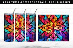 Mandala 20oz Tumbler Wrap | Sublimation PNG Design Product Image 1