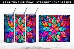 Mandala 20oz Tumbler Wrap | Sublimation PNG Design Product Image 1
