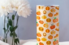 Fall tumbler wrap, Sublimation PNG design, Pumpkin season Product Image 3