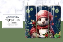 Christmas Animal Teacup Tumbler Wrap Product Image 1