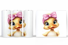 Cute Duck Tumbler Design. Cute Duck Sublimation Product Image 2