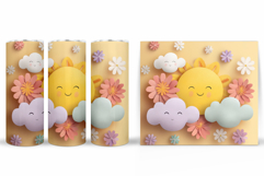 Sun Tumbler Sublimation. Summer Tumbler Design Product Image 2