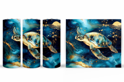Turtle Tumbler Design. Sea Turtle Tumbler Sublimation Product Image 2