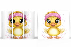 Duck Tumbler Sublimation. Cute Duck Tumbler Design Product Image 2