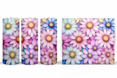 Flowers Tumbler Design. Sublimation Tumbler Flower Product Image 2