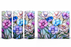 Flowers Tumbler Design. Sublimation Tumbler Flower Product Image 2