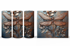 Dragonfly Tumbler Design. Dragonfly Sublimation Product Image 2