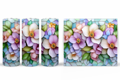 Flowers Tumbler Design. Sublimation Tumbler Flower Product Image 2