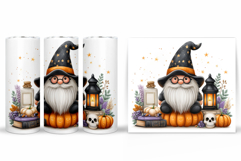 Halloween Gnome Tumbler. Gnome Halloween Tumbler Design Product Image 2
