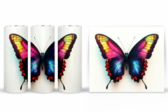 Butterfly Tumbler Design. Butterfly Tumbler Sublimation Product Image 2