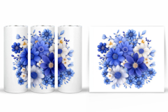Flowers Tumbler Design. Sublimation Tumbler Flower Product Image 2