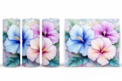 Tropical Flowers Tumbler. 3D Tropical Tumbler Sublimation Product Image 2