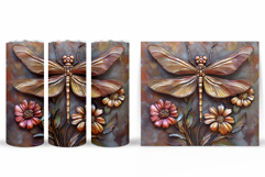 Dragonfly Sublimation. Dragonfly Tumbler Design Product Image 2