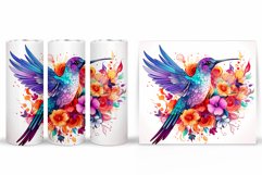 Hummingbird Tumbler Design. Hummingbird Sublimation Product Image 2