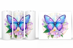 Butterfly Tumbler Design. Butterfly Tumbler Sublimation Product Image 2