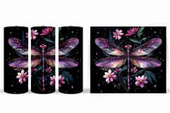 Dragonfly Sublimation. Dragonfly Tumbler Design Product Image 2
