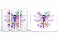 Dragonfly Sublimation. Dragonfly Tumbler Design Product Image 2
