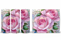 Roses Tumbler Design. Flowers Tumbler Sublimation Product Image 2