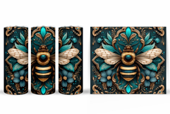 3D Bee Tumbler Design. Bee Sublimation Product Image 2