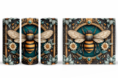 3D Bee Tumbler Design. Bee Sublimation Product Image 2