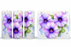 Flowers Tumbler Design. Sublimation Tumbler Flower Product Image 2