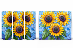 Sunflowers Tumbler Design. Flowers Summer Tumbler Product Image 2