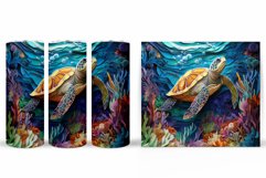 Turtle Tumbler Design. Turtle Tumbler Sublimation Product Image 2