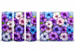 Floral Tumbler Design. Flowers Tumbler Sublimation Product Image 2