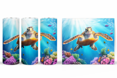 Turtle Tumbler Design. Turtle Tumbler Sublimation Product Image 2