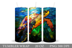 Turtle Tumbler Design. Turtle Tumbler Sublimation Product Image 1