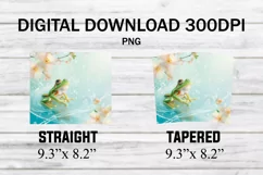 Frog 20 oz Tumbler Wrap Design Digital Download - 2024 Product Image 2