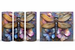 Dragonfly Tumbler Design. Dragonfly Sublimation Product Image 2