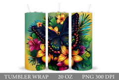 Butterfly Tumbler Sublimation. Butterfly Sublimation Product Image 1