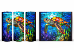 3D Turtle Tumbler Design. Sea Tumbler Sublimation Product Image 2