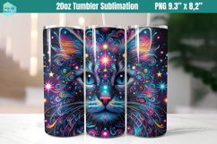 Cat 20 OZ Skinny Tumbler Sublimation Product Image 1