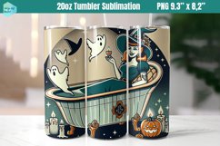 Funny Witch 20 OZ Skinny Tumbler Sublimation Product Image 1