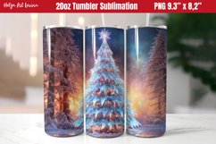 Christmas 20 OZ Skinny Tumbler Sublimation | Ice Tree Product Image 1
